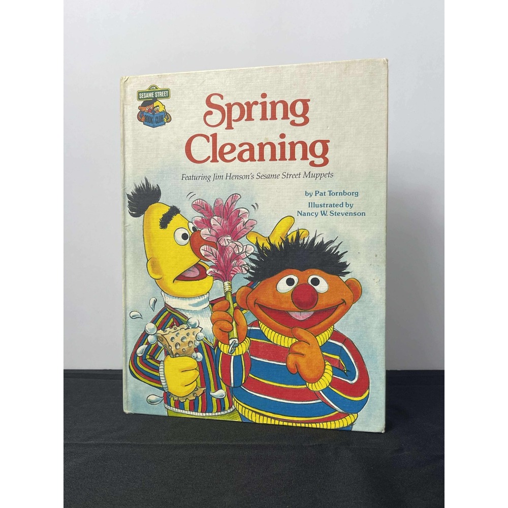 Sesame Street Spring Cleaning Golden Press‎ Book 1980 Vintage